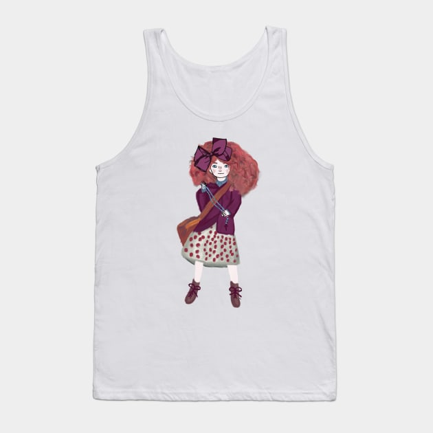 Rose The Rosary Messenger Tank Top by HappyRandomArt